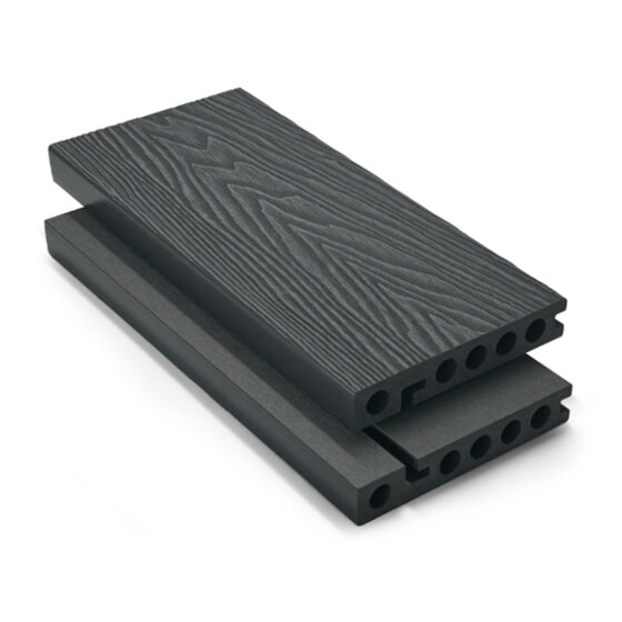 Composite Charcoal Black Bullnose Edge Board