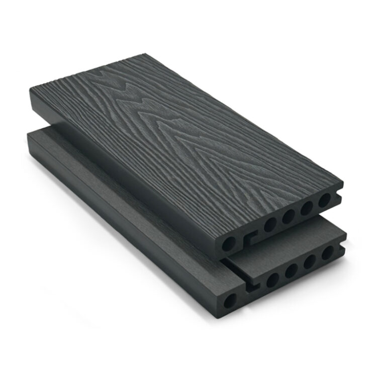 Composite Charcoal Black Bullnose Edge Board