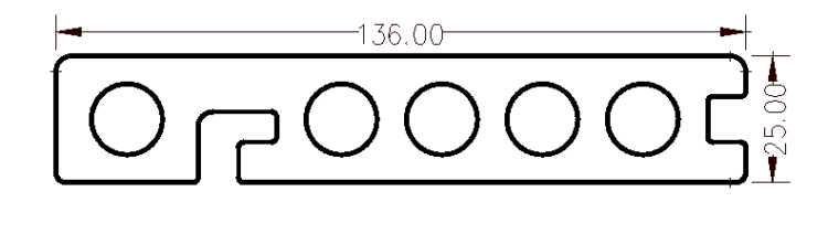 Composite Bullnose Edge Board Specifications