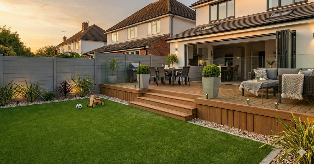 Decking & Artificial Grass Combinations: The Ultimate Low-Maintenance Garden