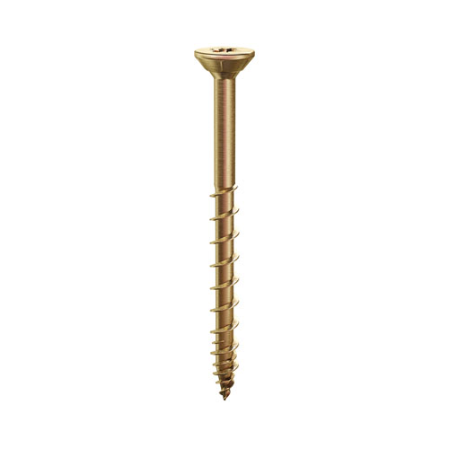 SCREW-TITE® 5.0 x 100mm PZ2 Screws – Yellow – Box of 100
